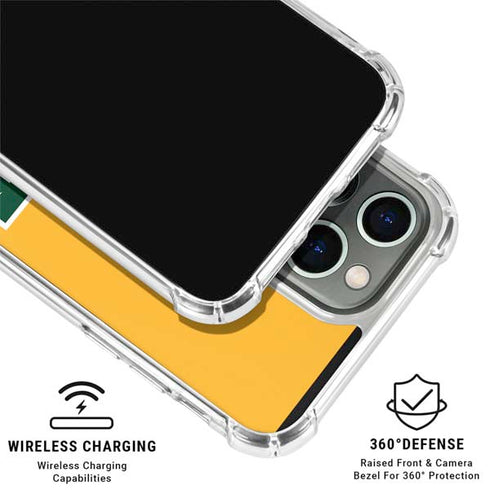 Baylor University BU Yellow iPhone 16 Pro Clear Case
